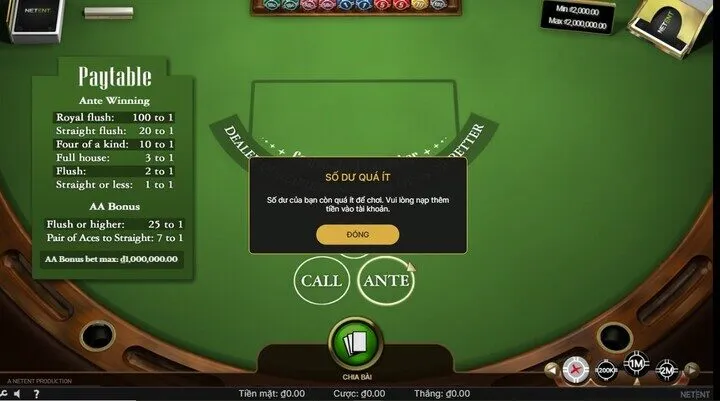 Thông tin chung về game Casino Hold’em Sunwin 