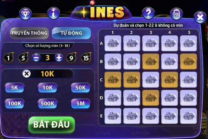 Mines game ăn khách được yêu thích nhất