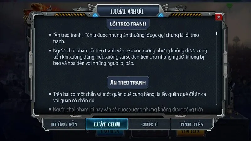 Luật chơi Chắn đơn giản và rất dễ để hiểu